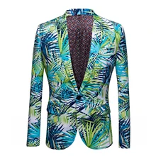 Мужской костюм с принтом, куртка, набор, мужской повседневный костюм с принтом, волосы, корейские вышитые маленькие костюмы, мужской тонкий красивый мужской костюм