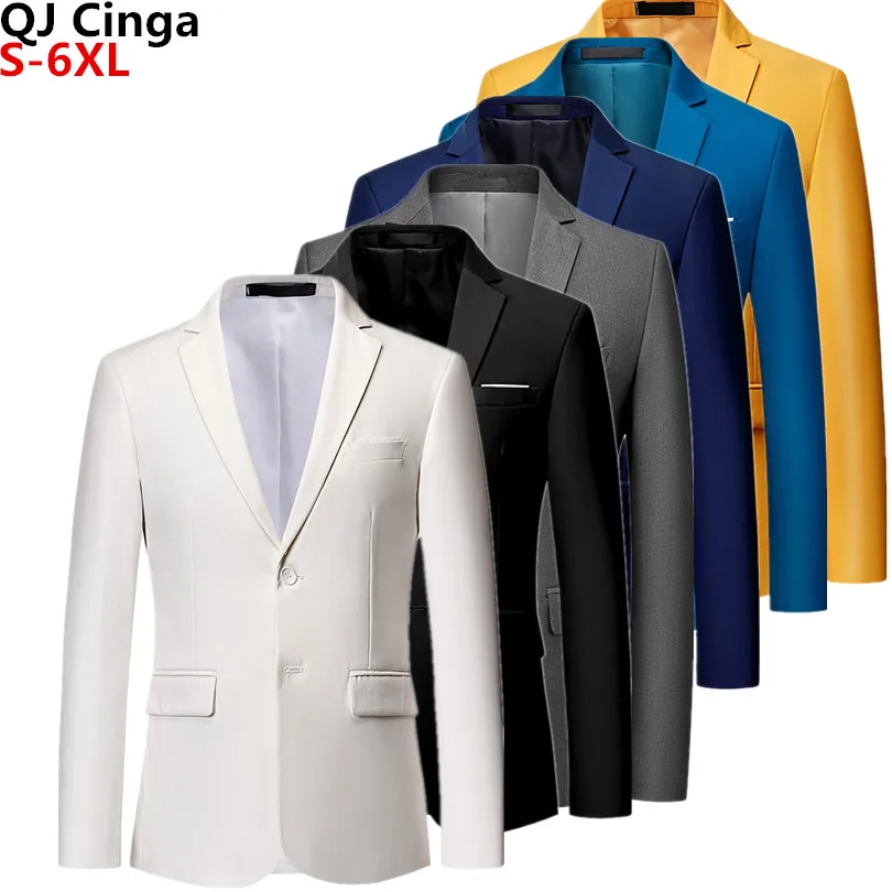 Men's Suit Jacket Business Formal Coat Slim Blazer
