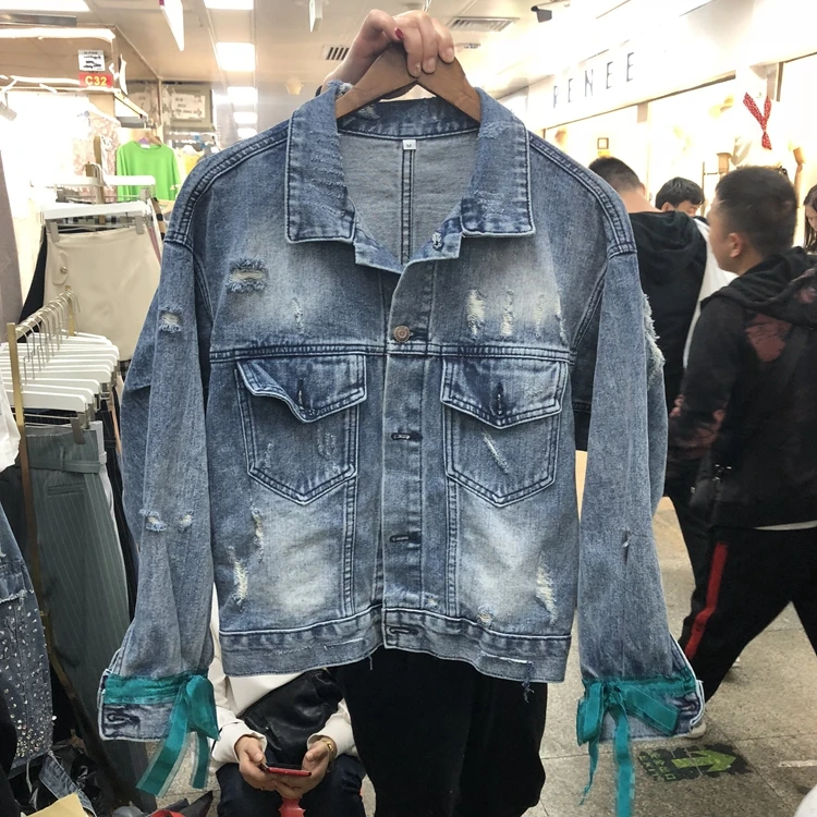 women's floral denim jacket