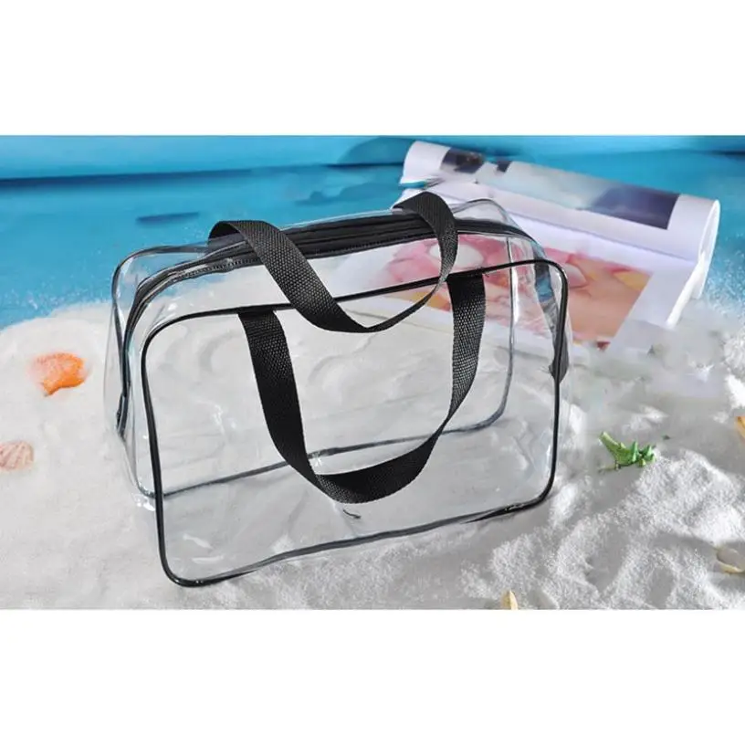 S/M/L Размер прозрачный водонепроницаемый ПВХ косметическая сумка для хранения для путешествий бизнес-поездки моющие мешки для ванной
