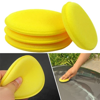 

12Pcs Car Accessories Washing Tools Soft Microfiber Car Wax Applicator Pad Polishing Sponge for Apply and Remove Wax Auto Care