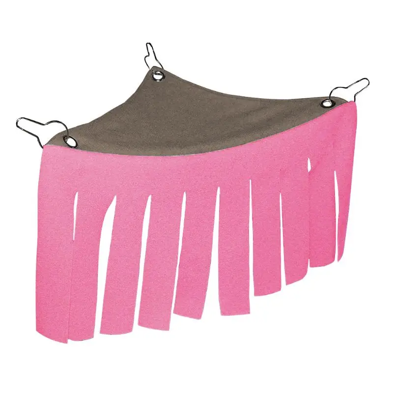 Small Pet Corner Hideout Guinea Pigs Ferrets Fleece Tent Hedgehogs Rabbits Toys 449E