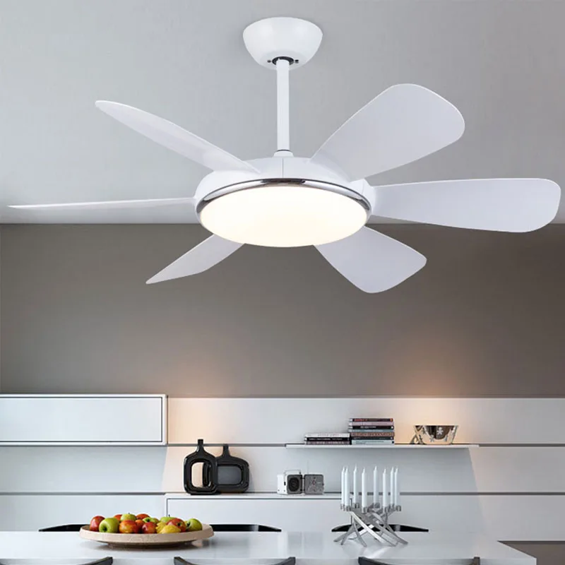Modern Ceiling Fan With Lights Remote Control 42 Inch 52 Inch Black Fan With Light Ventilator Lamp Bedroom Decor Ceeling Cieling Ceiling Fans Aliexpress