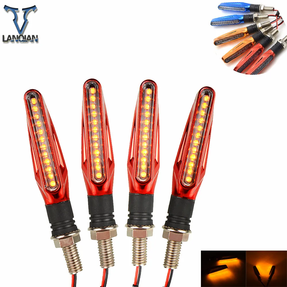 

Universal for 38V motorcycle led turn signal light motorbike Turn Signal for KAWASAKI VERSYS 1000 KLR650 KLX250SF KL650 KLR250