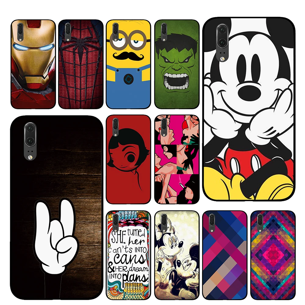 

psychedelic Cases For Huawei Honor V9 V10 8 9 10 8X 5A 7A 5X Play Lite TPU Cover
