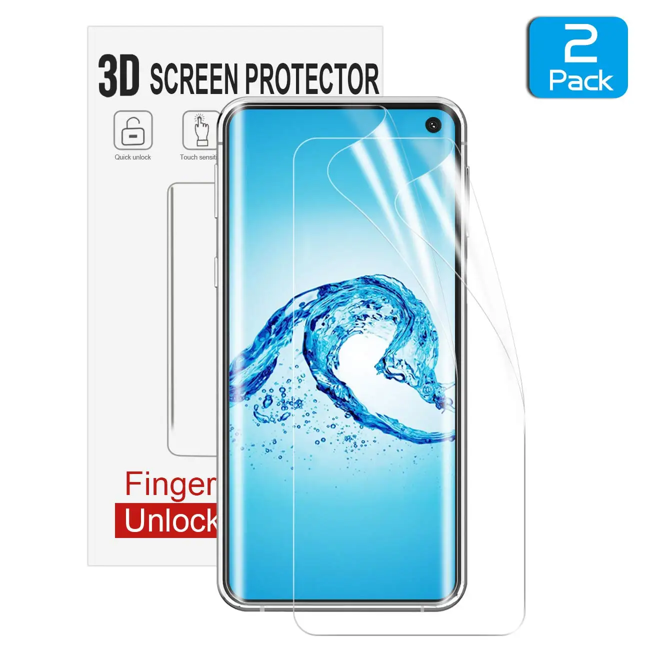 Мягкая прозрачная защитная пленка для экрана из ТПУ Samsung Galaxy S10 Plus S10e