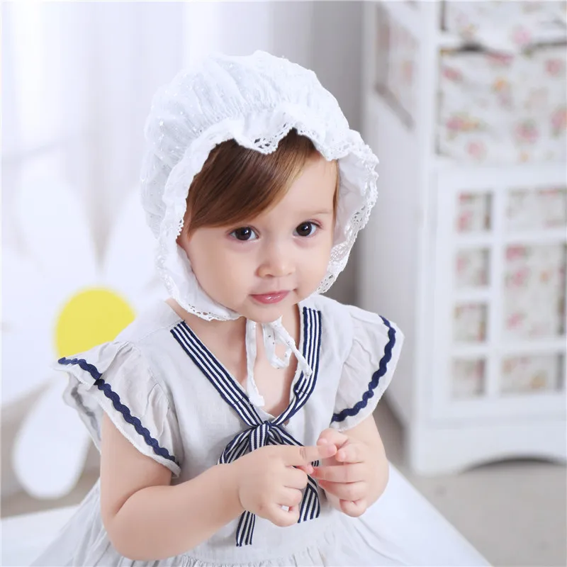 

South Korea Business Infant Beanie Little Princess Toque Palace Cap Set of Head Cap Baby Hat Spring Topee