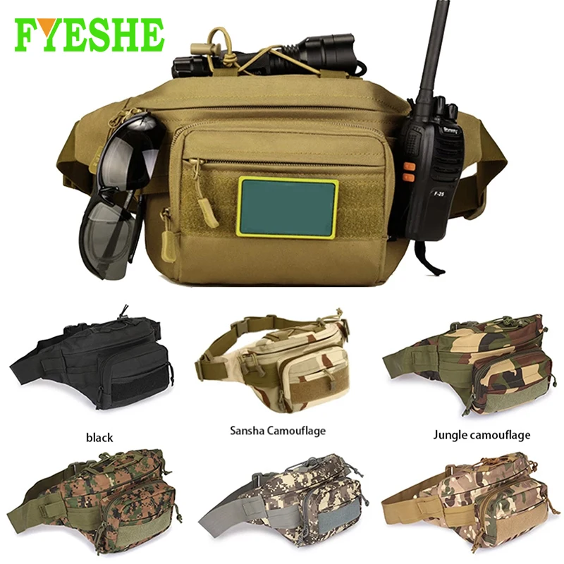 Tactical Fanny Pack Bumbag Waist Bag Military Hip Belt Outdoor Hiking Camping 