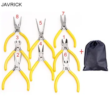 

8Pcs Jewelry Making Plier Multi-type Anti-slip Handle Wire Wrapping Cable Cutter