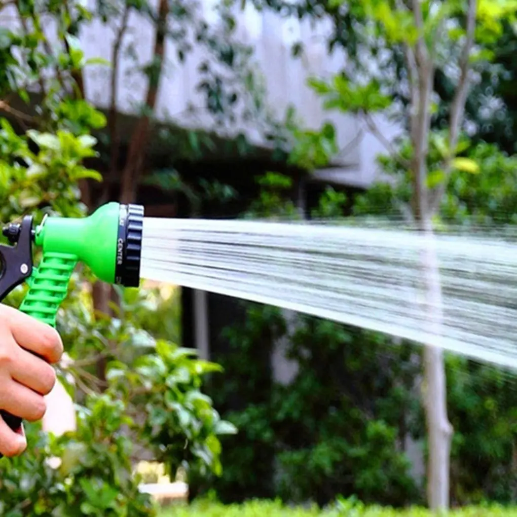 25FT-200FT Garden Hose Expandable Flexible Water Hose Plastic Hoses Car Wash Water Gun Garden Sprayer Watering Irrigation Tools