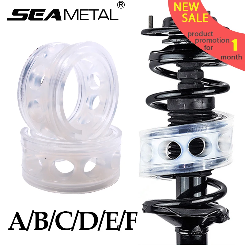Car Shock Absorber Spring Bumper Power Auto-buffers A/B/C/D/E/F Type Springs Bumpers Cushion Urethane 2pcs For Cars Goods Buffer
