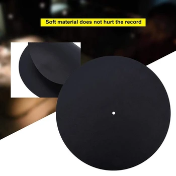 

Anti-Static Turntable Record Pad Prevent Scratches on Vinyl Records Leather Retro Vintage Vinyl Record Flat Soft Leather Mat 2mm