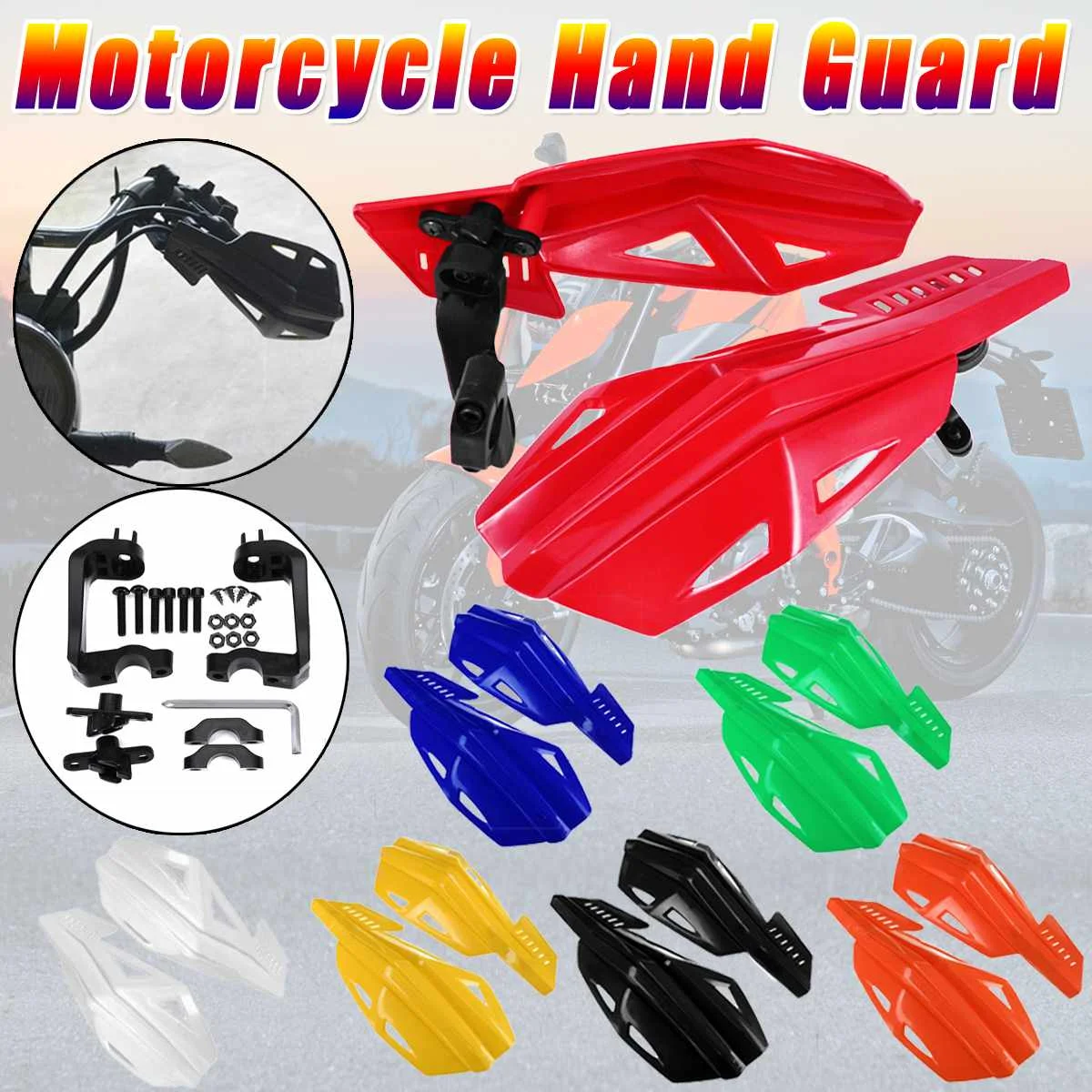 1 пара 22 мм мотоциклетные рукавицы Защитное снаряжение для Honda/Kawasaki/Suzuki/Yamaha SX EXC XCW SMR мото байк квадроциклы руль
