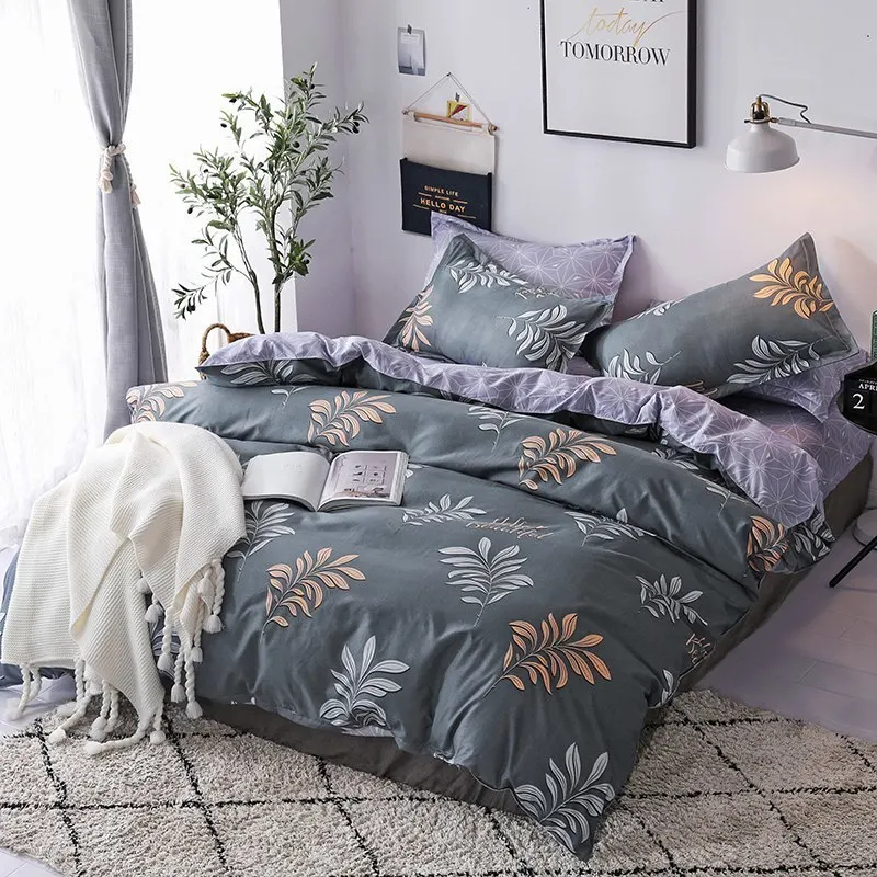 Solstice Home Textile Cartoon Polar bear Bedding Sets Children's Beddingset Bed Linen Duvet Cover Bed Sheet Pillowcase/bed Sets