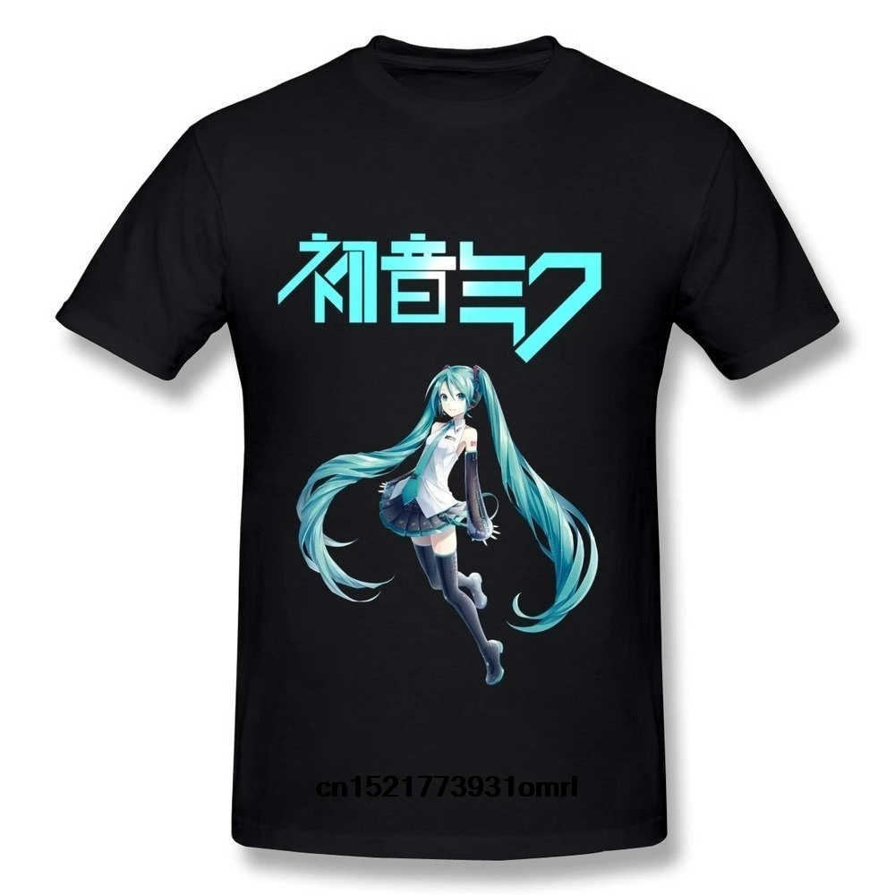 Мужская футболка Hatsune Miku забавная новинка для мужчин | одежда