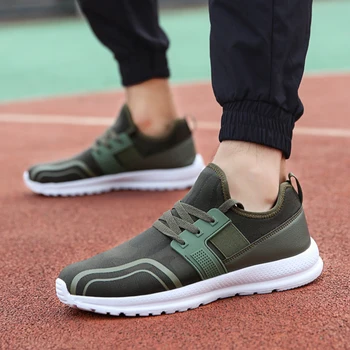 

Men Breathable Sneakers Solid Color Casual Sports Shoes Lightweight Walking Shoes