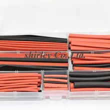 150 шт красный до черный 2,0 мм-13 мм термоусадочная трубка в штучной упаковке Мобильный кабель передачи данных телефона ремонт защита Изолированная проволочная оплетка трубка