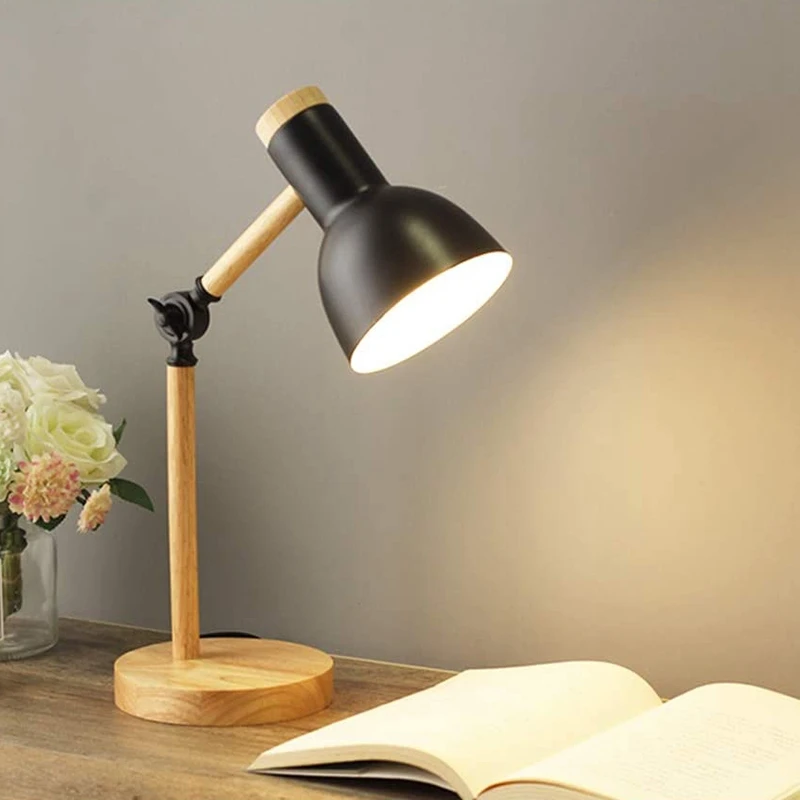 

Children Office Reading Study Lamp Nordic Table Lamp Bedroom Bedside Lamp Adjustable Desk Lamp EU Plug