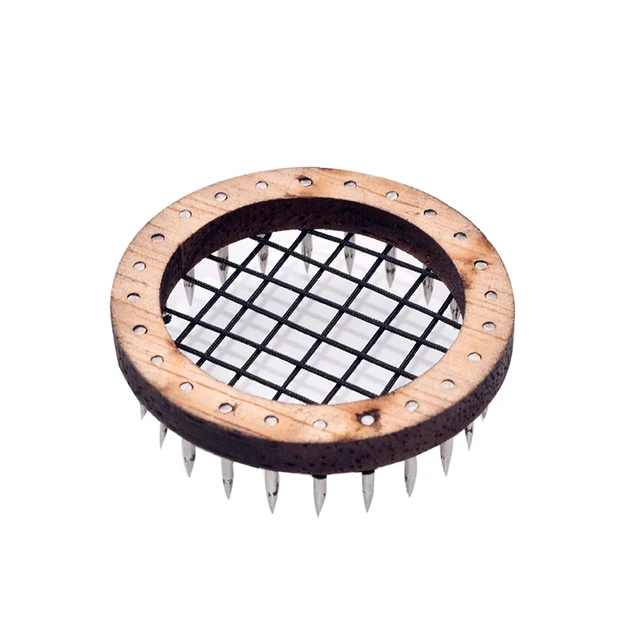 2Dcs/Beállított Kézzel Készített Push-In Queen Jelölő Tárcsa Kerek Mark Cage A Méhek Jelölésére