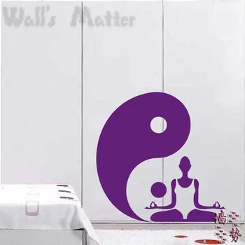 

Yoga Classroom Wall Stick Abstract Decorative Beauty Bedroom Decorate The Living Room Paper Free Shipping Modern LIPC Plastic