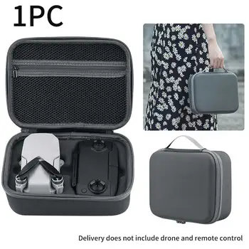 

Outdoor With Handle Drone Accessories Organizer Storage Bag Portable Double Zippers Travel Carrying Case Grey For DJI Mavic Mini