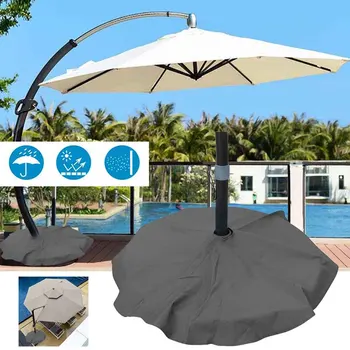 

Accessory Weatherproof Sunshade Summer Sun Shield Umbrella Base Cover Anti Dust Parasol Outdoor Patio Camping Oxford Cloth Round