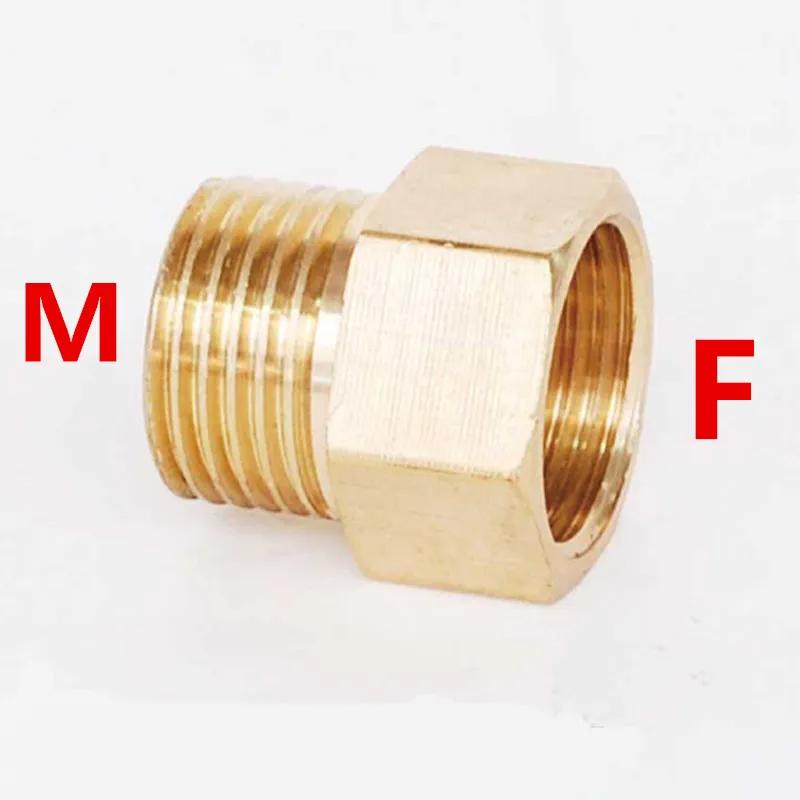 Медный M/F 1/", 1/4", 3/", 1/2" штыревой К гнездовой резьбовой латунный Соединительный адаптер латунный трубный фитинг