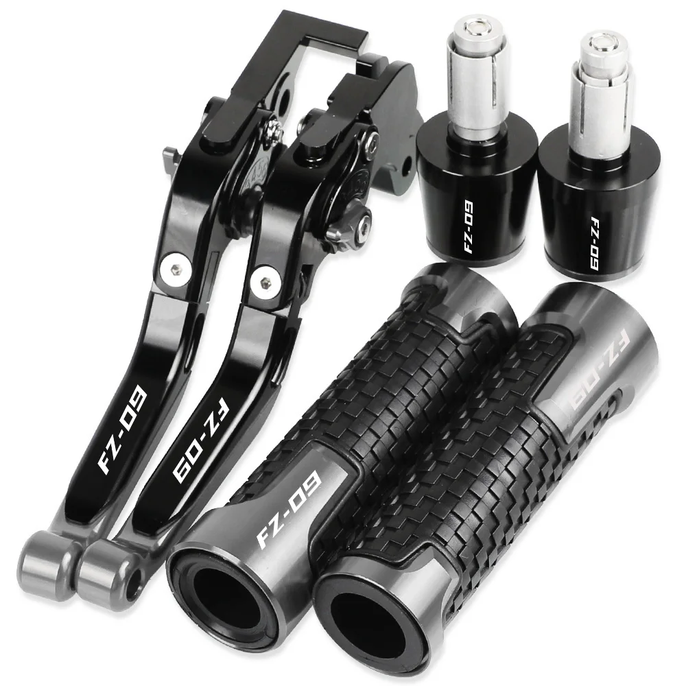 

FZ-09 Motorcycle Brake Clutch Levers Handlebar Hand Grips ends For YAMAHA FZ09 2013 2014 2015 2016 2017 2018 2019 2020 2021