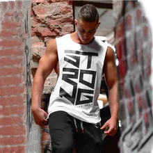 Мужской жилет для занятий спортом и фитнесом, впитывающий влагу, плотно прилегающая быстросохнущая одежда, блузка без рукавов