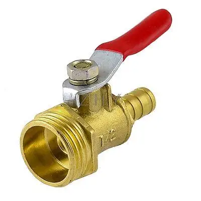 1/" NPT с наружной резьбой до 8 мм шланг хвост OD газовый коннектор шаровой клапан