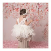 От 1 до 5 лет платье принцессы для девочек кружевные вечерние платья-пачки для маленьких девочек на свадьбу, день рождения, детское платье