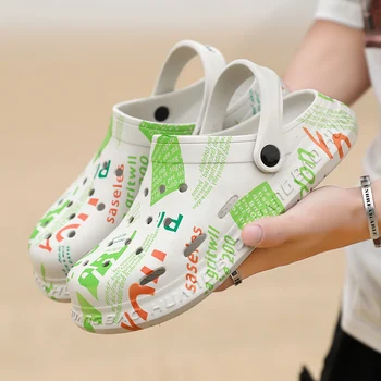 

High Quality Fashion Couple Sandals Hot Sale Men Slippers Light Breathable Outdoor Beach Shoes Original Luxury Men Casual Shoes