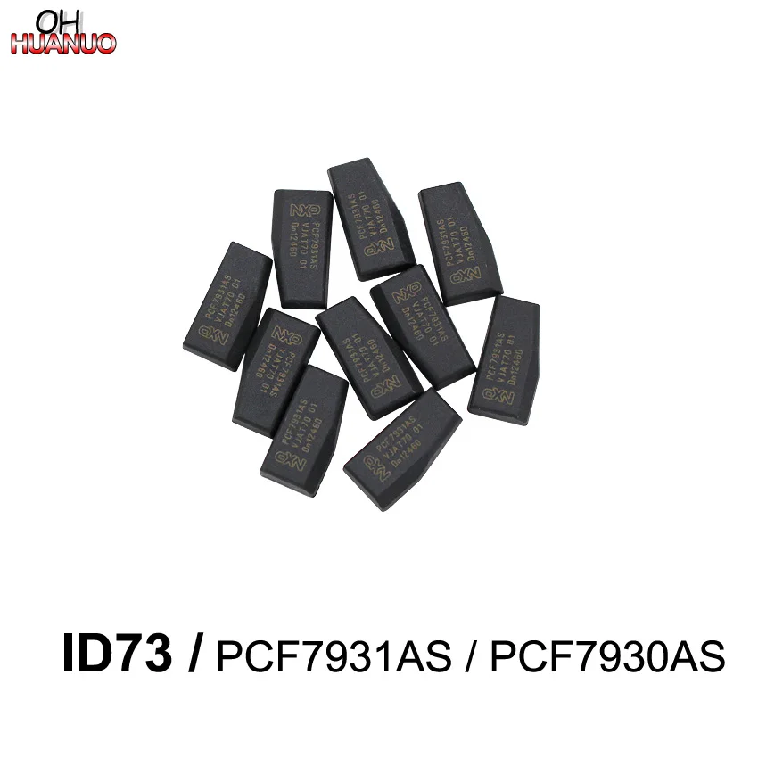 10 шт./лот, авто транспондер чип PCF7931AS/PCF7930AS чип ID73 карбоновый чип