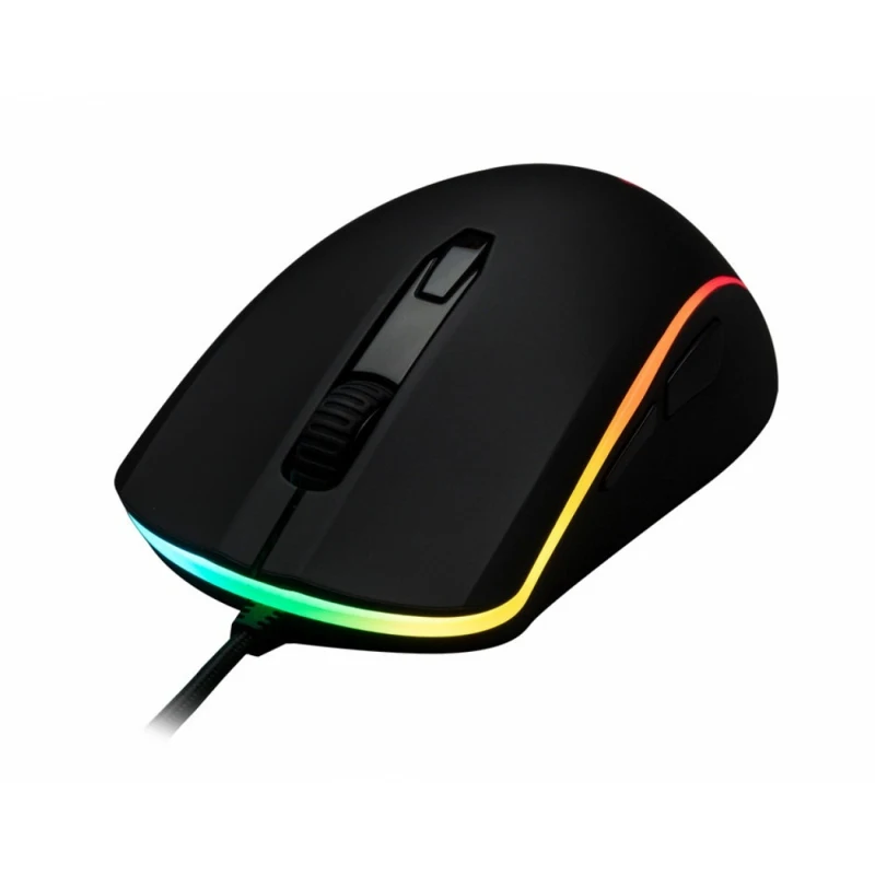 Мышь HyperX Pulsefire Surge оптическая, проводная, 16000 DPI, USB, подсветка RGB, цвет: черный