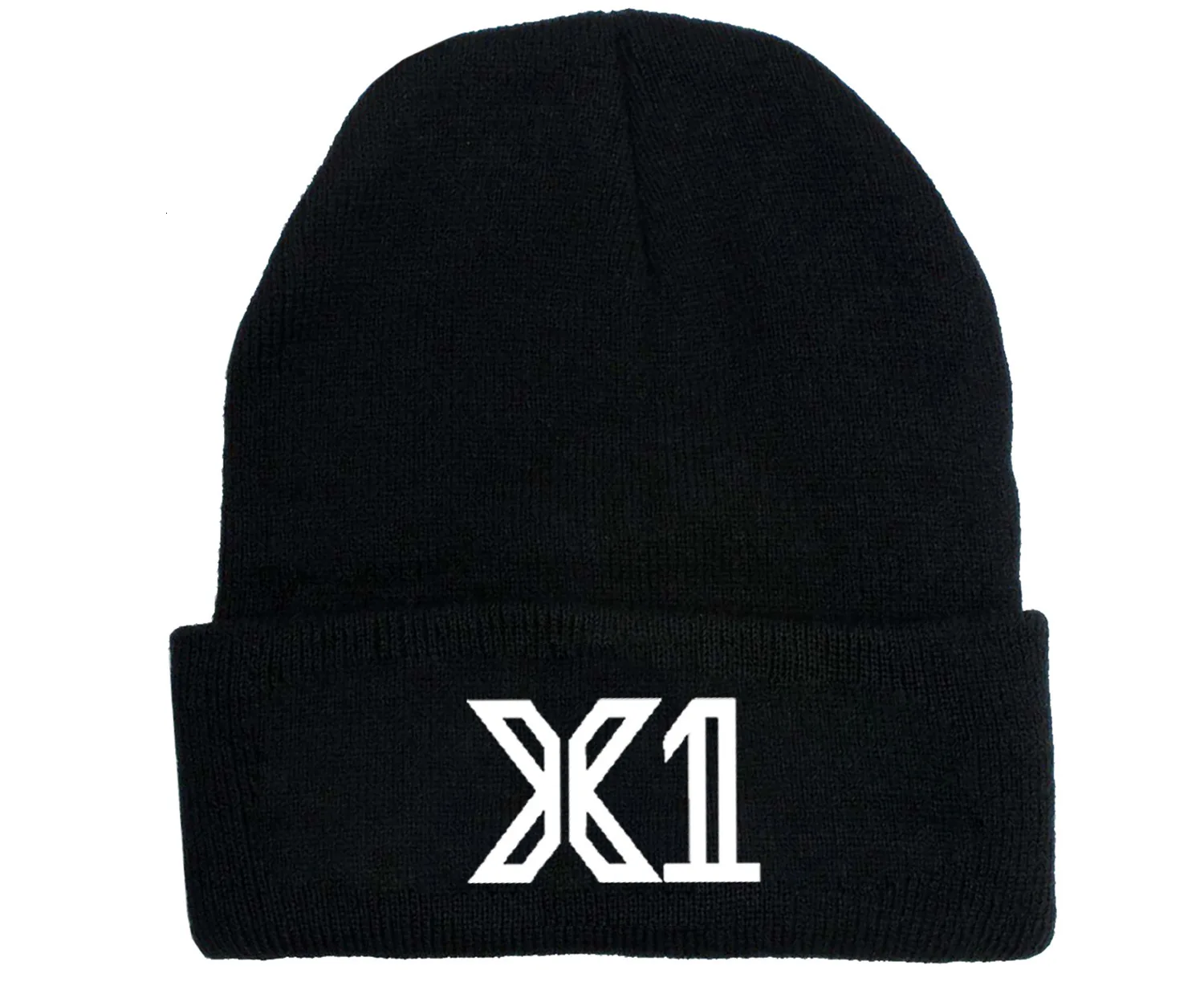 

2020 Kpop X1 Periphery Line Velvet Knitting Hat Winter Antifreeze Sun Hat Hip-hop Head Portrait Hats Outdoor Casual Sport Cap