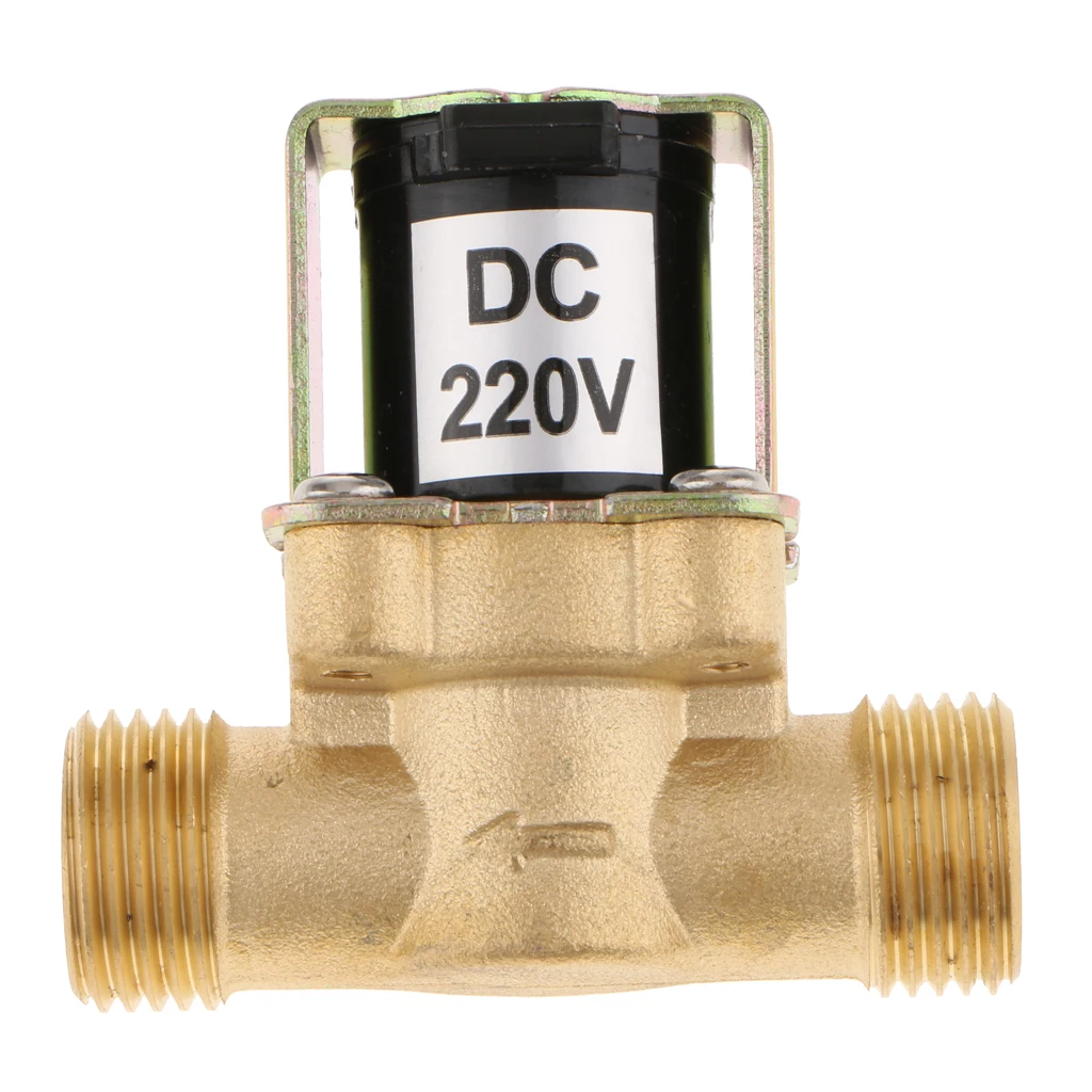 Brass Electromagnetic/Normally Closed Water Inlet Valve 4Points Outer Teeth.