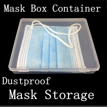 

Mask Case Organizer Container Dustproof Portable Healthy Tools Storage Mask Household Office Camping Keep Clean Mask Box