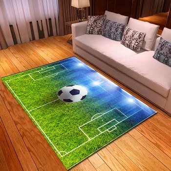 

2020 Retro 3D Door Mat Alfombras Hall Bathroom Kitchen Home Rug Absorbent Non-Slip Mats Football Baseball Carpets Tapete