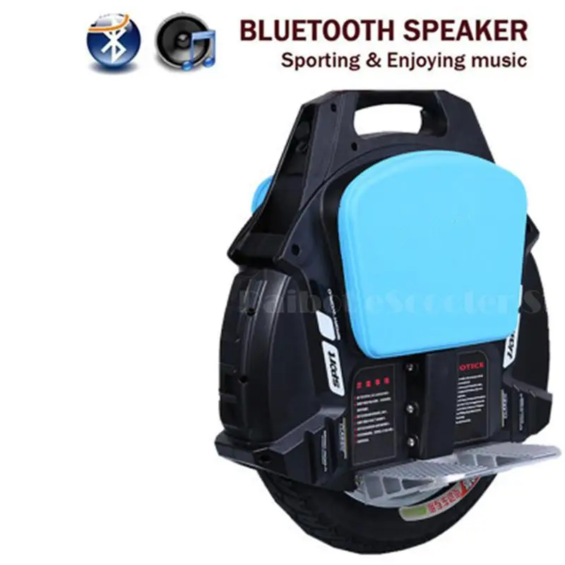 

14 Inch Electric Scooter 500W One Wheel Self Balancing Scooters Unicycle 60V Electric Scooter Bluetooth Speaker
