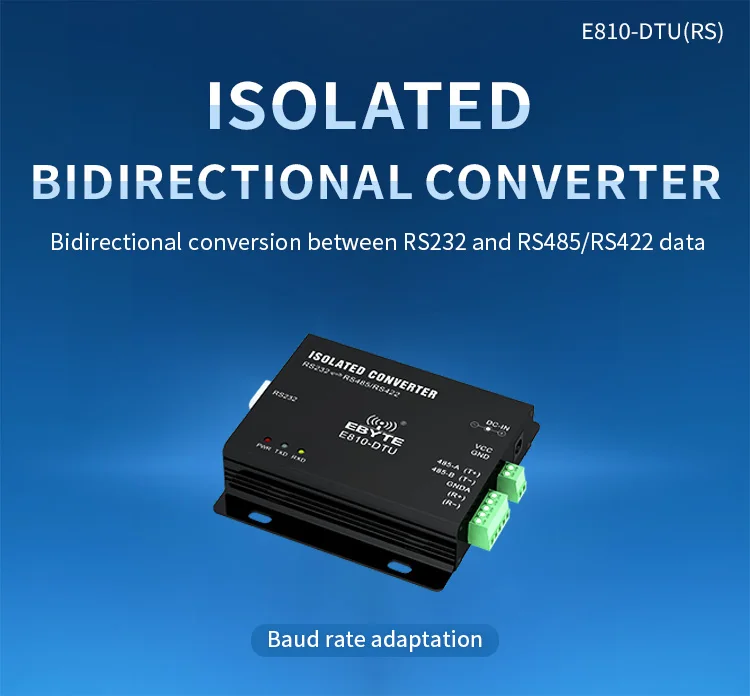 RS232 к RS485/RS422 двухстороннее прозрачное E810-DTU передачи(RS) длинные расстояния сервер порт конвертер Защита от напряжения