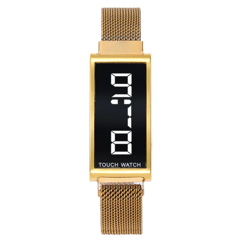 Digital Watch Women Luxury Rectangle Alloy Dial Led Watches Sport Unisex Men Kid Wristwatch Fashion Electronic Gifts Reloj Mujer 