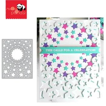 

Radial Stars Cover Metal Cutting Dies and Stamps for Craft Dies Scrapbooking Xmas Card Making Embossing Stencil DieCut