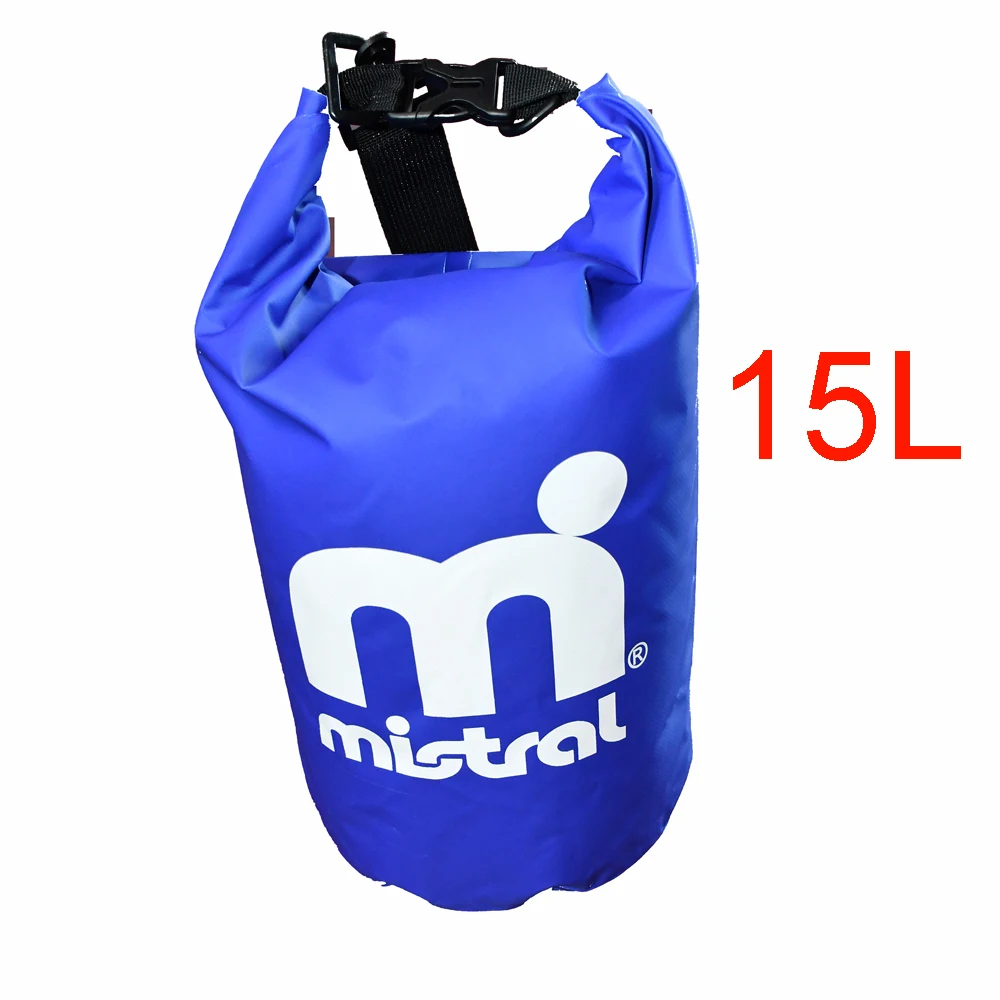 

15L Outdoor Waterproof Portable Rafting Diving Dry Bag Sack PVC Swimming Bags for River Trekking