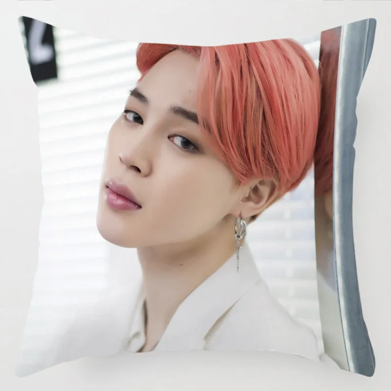 Bangtan boys мультяшная Подушка CoverPrint Подушка Чехол птица полиэстер хлопок BT-21Throw наволочка для подушки, декоративная для Офис