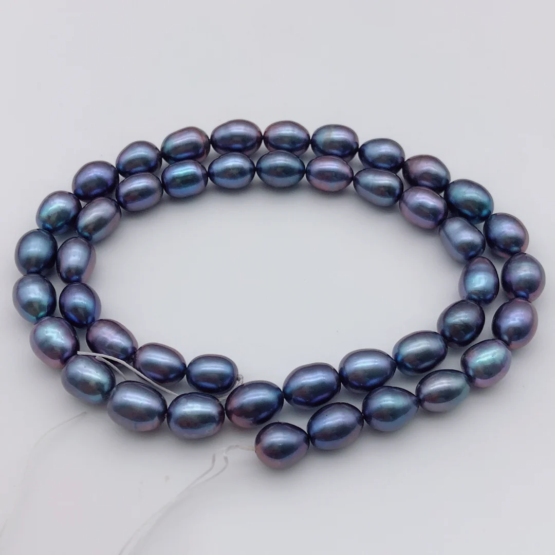 Бусины Из Натурального пресноводного жемчуга АА 6x8 мм 15 дюймов | Украшения и