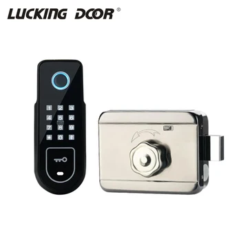 Hide Key Digital Keypad Door Lock Fingerprint Lock Remote Control Lock Keyless Door Lock  Easy install 13.56Mhz IC card 1