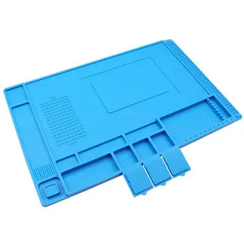 Heat Insulation Working Mat Magnetic BGA Insulator Platform Non-Slip Non-static Phone Computer Circuit Board Repair Mat