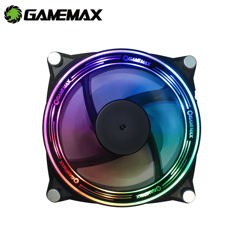 GameMax GMX-12-RBB RGB PC чехол вентиляторы 120 мм ARGB 5V3Pin Адресуемых СВЕТОДИОДНЫЙ AURA