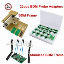 NEUE 22 stücke BDM Sonde Adapter mit LED BDM RAHMEN Full Set Für K V2 V 5,017 V 2,47 Master k-T-A-G V 7,020 FGTECH V54 ECU Programmierer