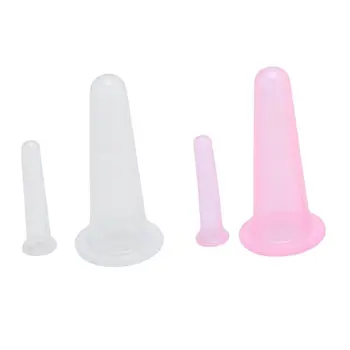 

2019 4PCS/SET Strong Suction Silicone Body Massager Vacuum Cupping Cups Anti Cellulite Vacuum Cupping Cup